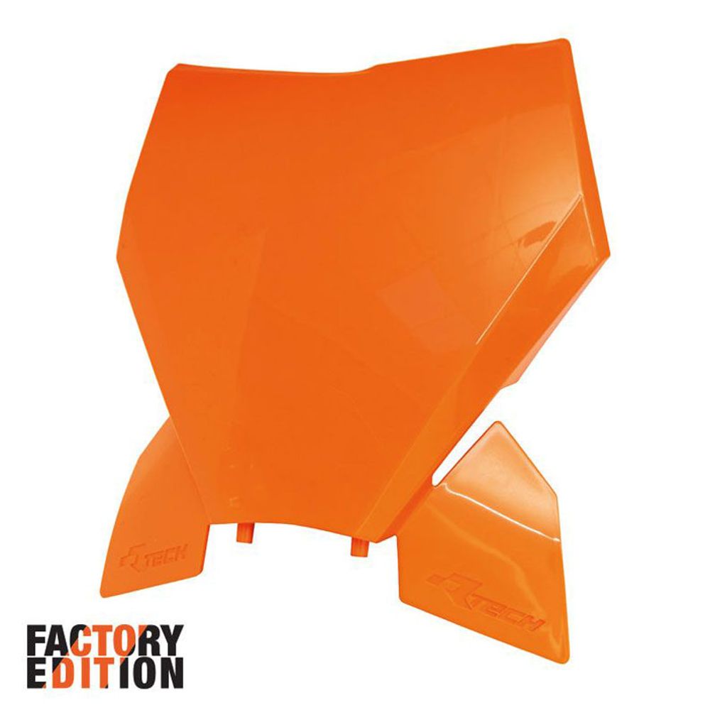Factory Front Number Plate K Orange Replica Ktm - Grafite Offroad