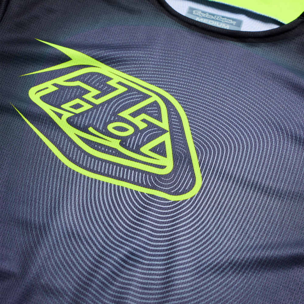 T-shirt GP Pro - Imprint - Grey / Yellow fluo - XL Troy Lee Designs - Grafite Offroad