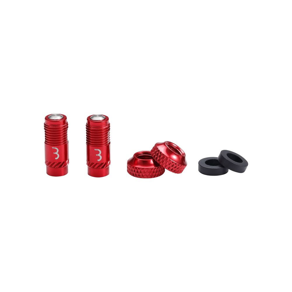 Valve Caps Corecap 2 Pcs Bti-165 | Red - Grafite Offroad