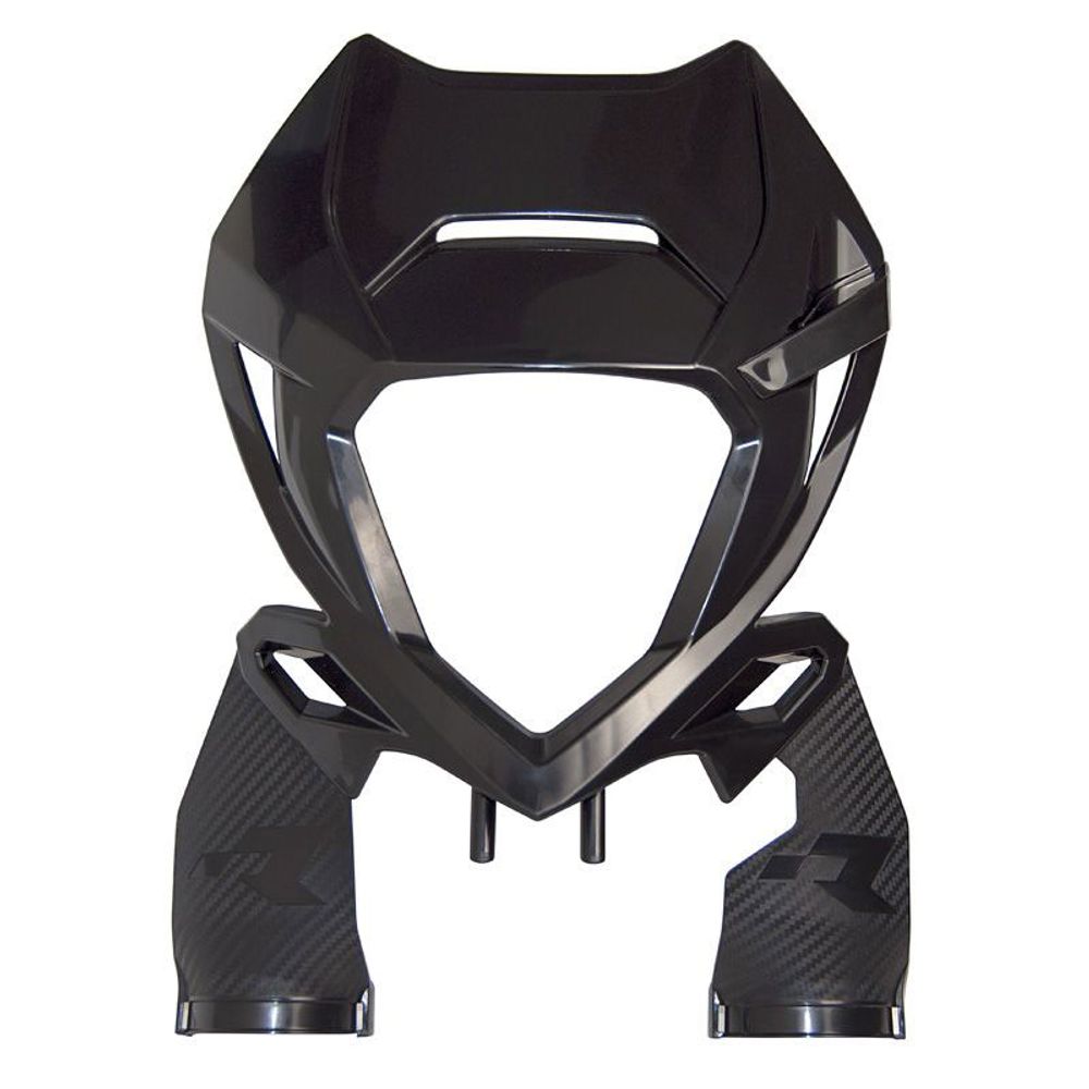Front Headlight Rep. Plastic with Triple Clam Protectors Black Beta Rr 20-.. - Grafite Offroad