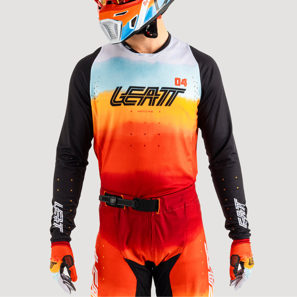 4.5 Lite motocross jersey ultra light and ventilated - Grafite Offroad