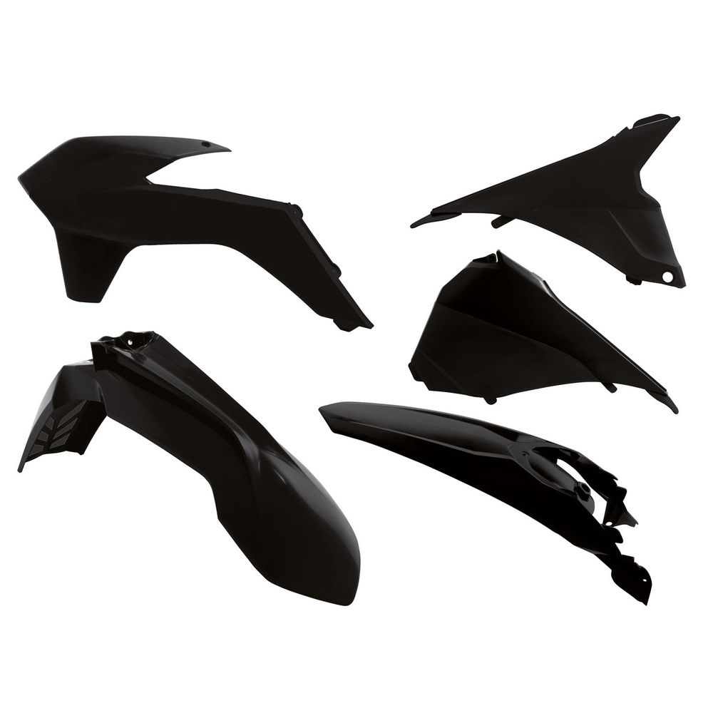 Plastics Kit 5 Pcs with Airbox Covers Black Replica Ktm - Grafite Offroad