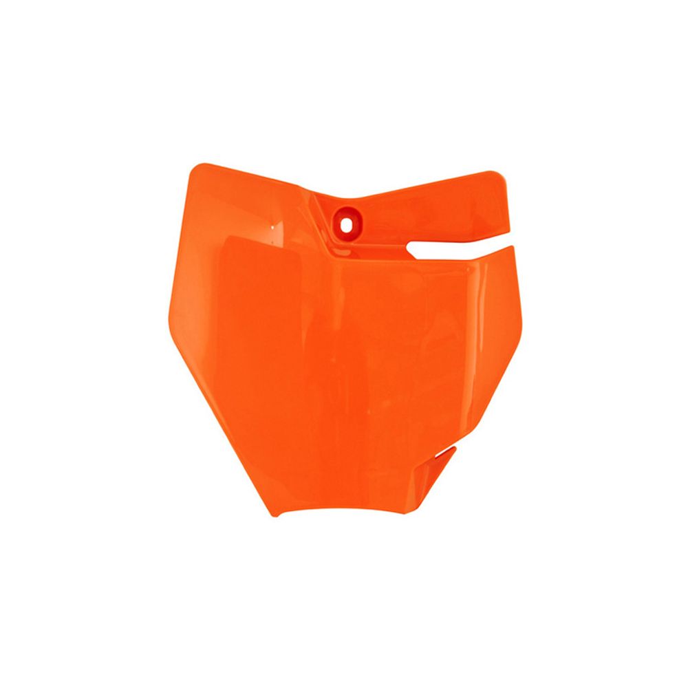 Front Number Plate Ktm Replica Orange