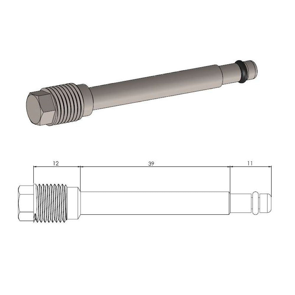 Moto-master Brake Pad Pin - Grafite Offroad