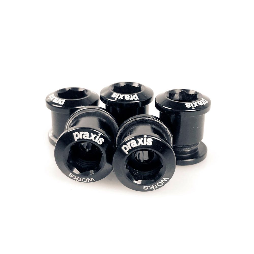 Chainring Bolts - 5/6mm - 110bcd/130bcd Road - Kit 5pc - Grafite Offroad