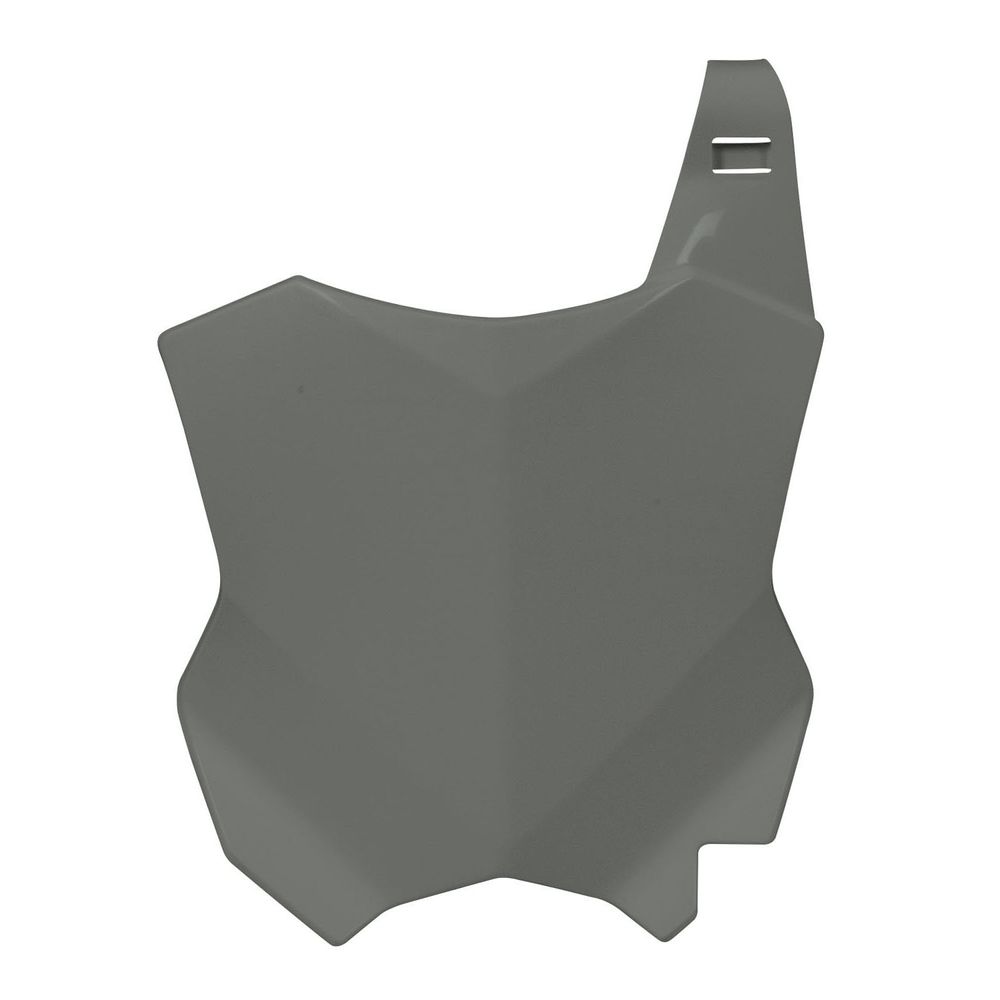 Front Number Plate Quantum Grey Replica Kawasaki - Grafite Offroad