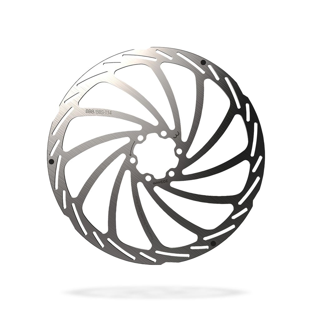 Bicycle Brake Disc Powerstop 203mm - Bbs-114 - Grafite Offroad