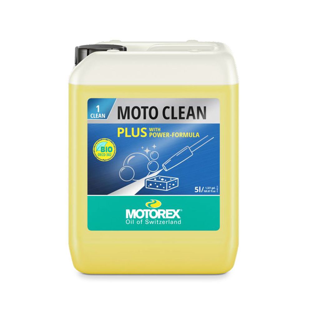 Moto Clean Plus Can 5 Ltr New Formula Bio - Grafite Offroad