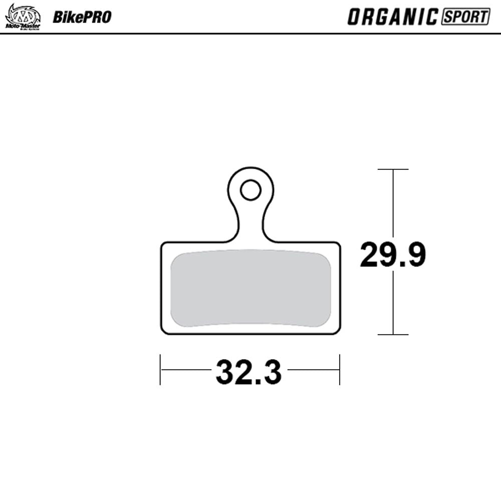 Brake Pads Bicycle Organic Sport: Shimano G Type - Grafite Offroad