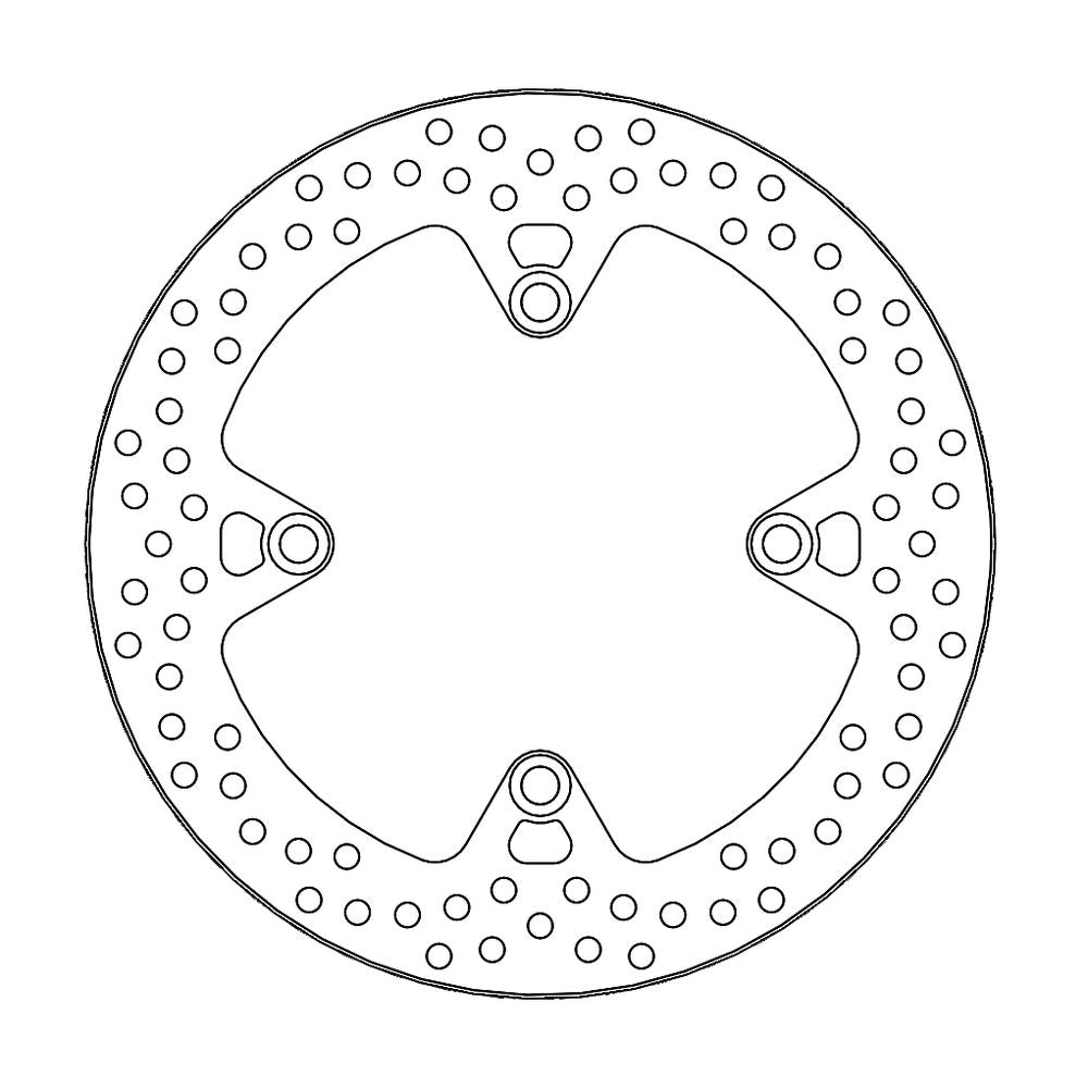 Brake Disc Road Halo - Rear - Honda: Crf1000l Africa Twin (5.9mm Disc) - Grafite Offroad