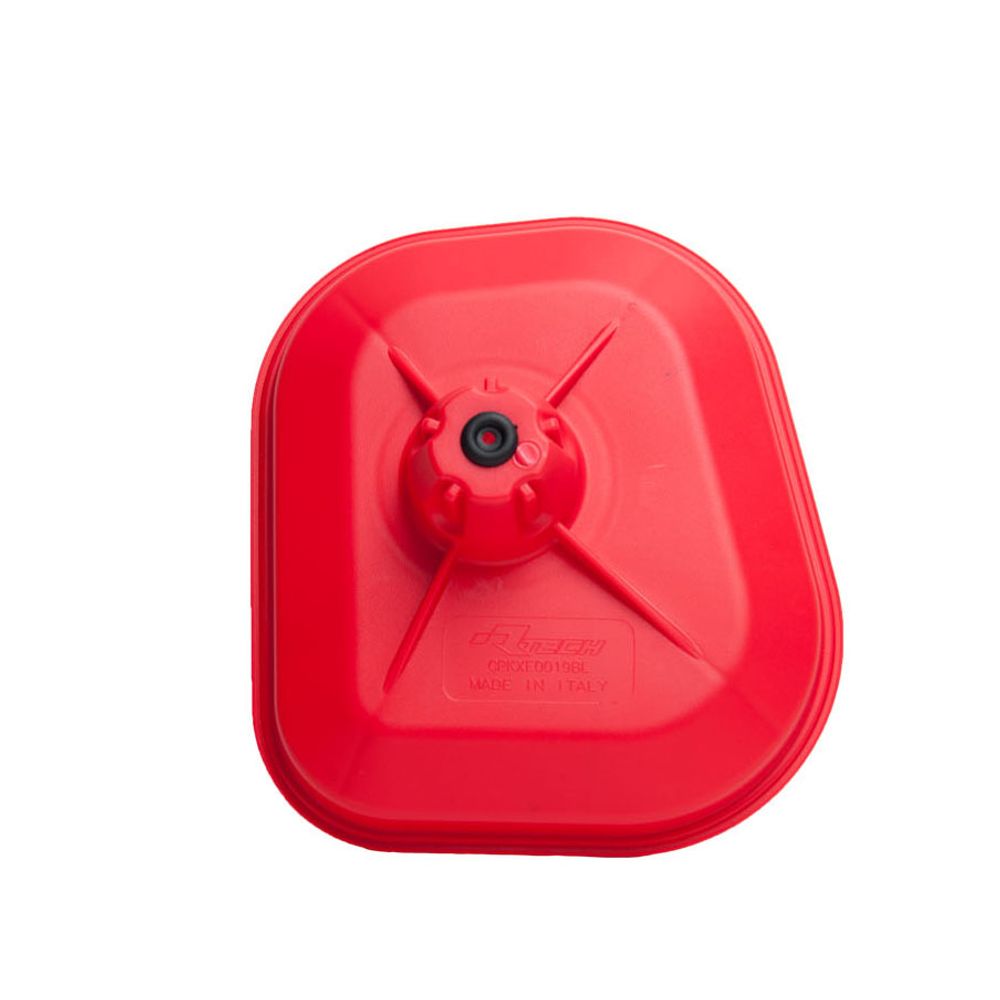 Air Box Cover Red-yellow Replica Kawasaki - Grafite Offroad