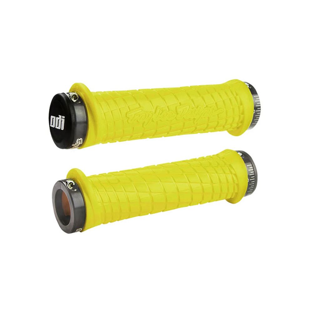 Manopole Mtb Lock-On Tld | Giallo-Grigio
