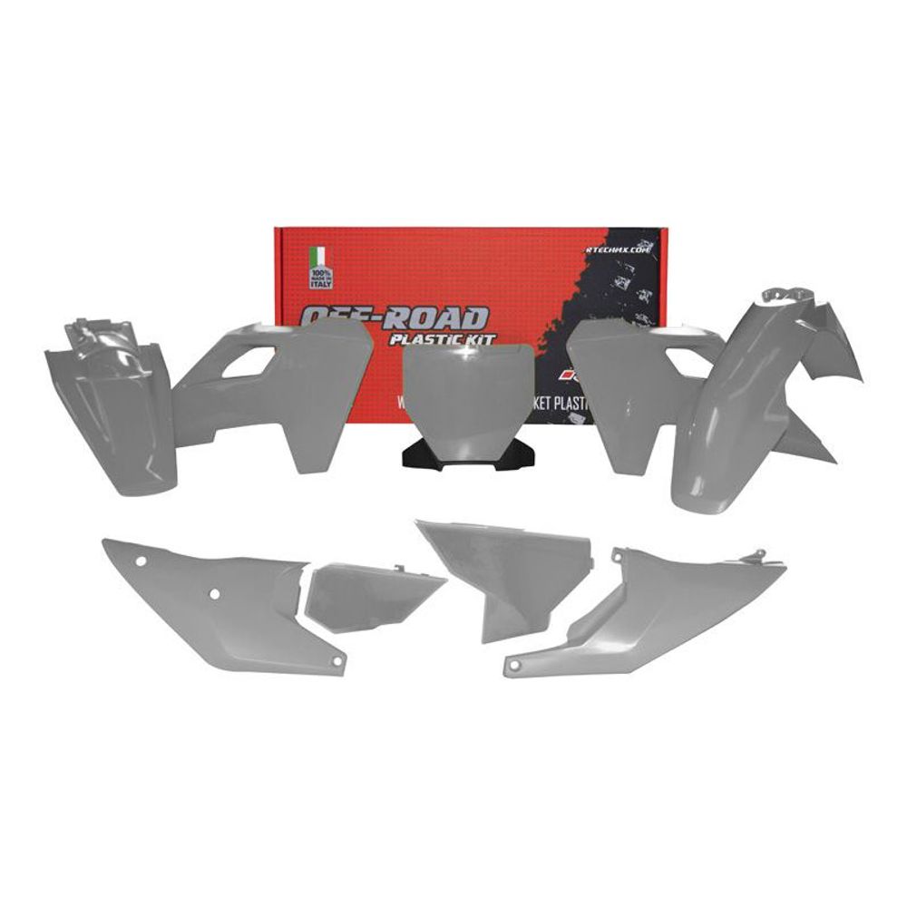 Full Plastic Kit 7 Pcs Husqvarna Tc Fc Quantum Grey Color - Grafite Offroad