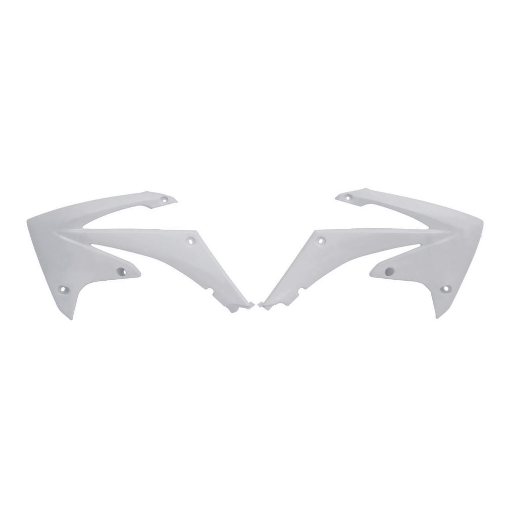 Radiator Scoops White Replica Honda - Grafite Offroad