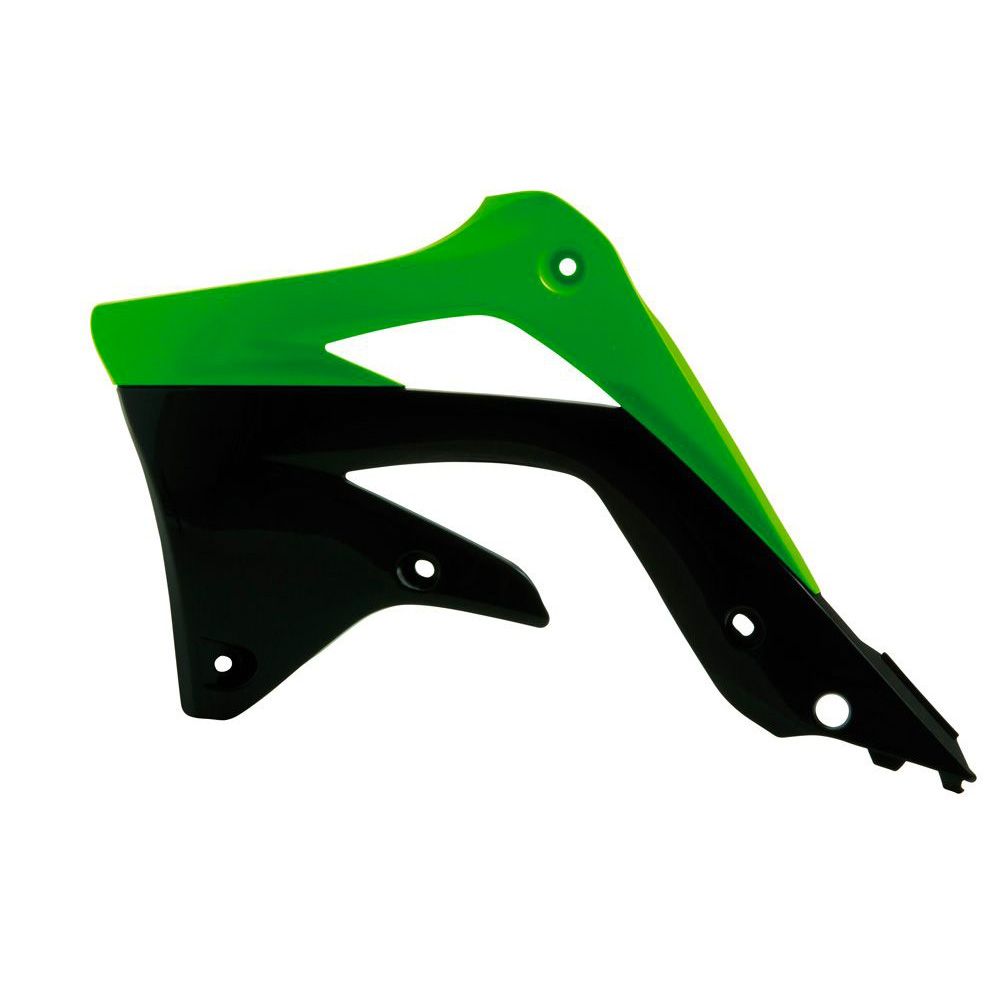 Radiator Scoops Green-black Replica Kawasaki - Grafite Offroad