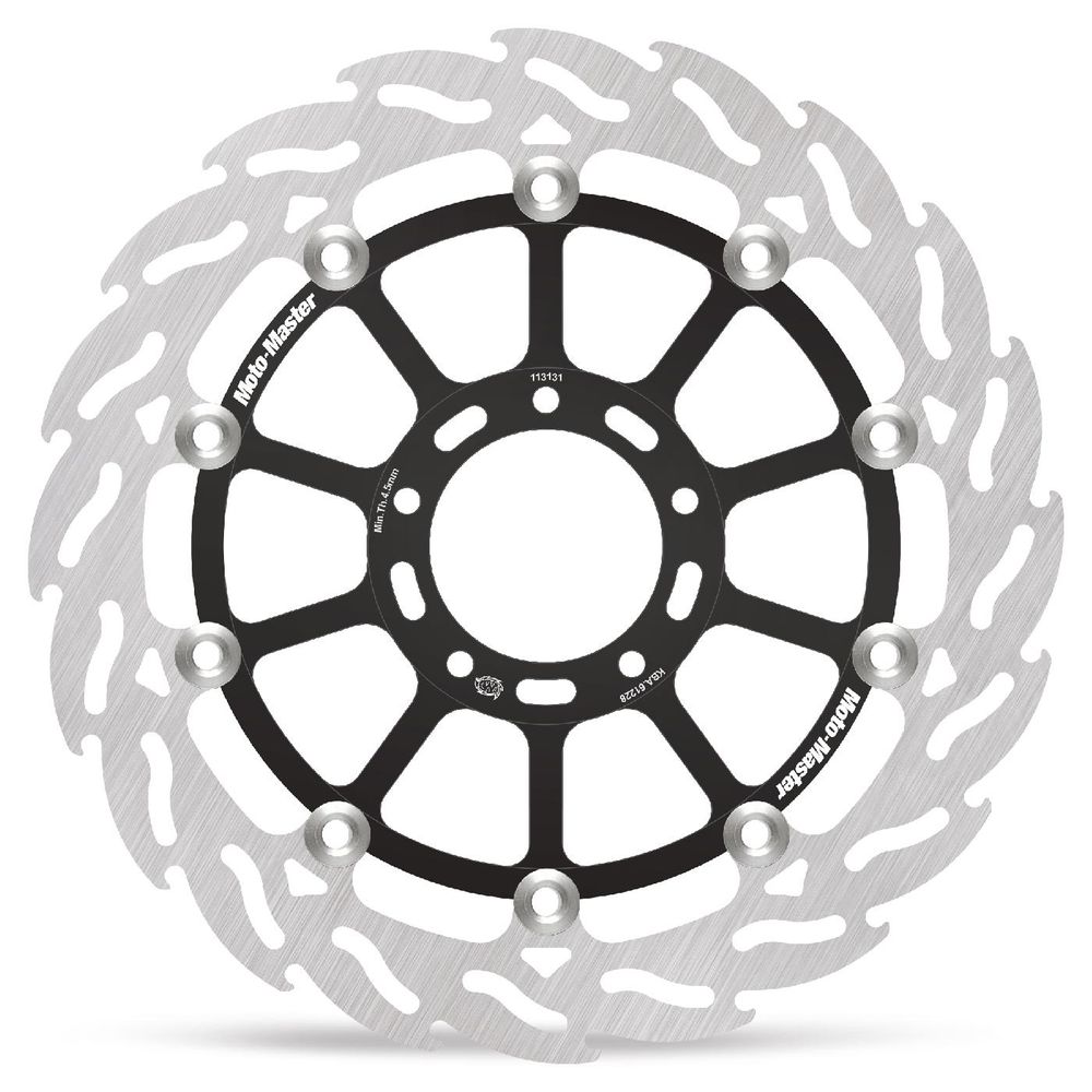 Brake Disc Road Flame - Floating - Front Right - Ducati: Diavel, Multistrada - Grafite Offroad