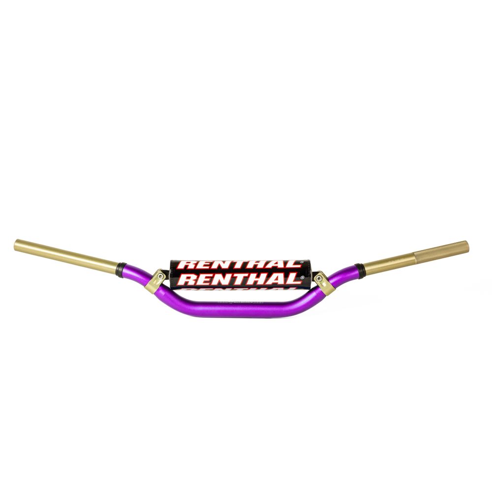 Renthal Handlebar | Twinwall | 997 Rc - Hon Crf 04-18 Kaw Kx-kxf 2006+ | Purple - Grafite Offroad