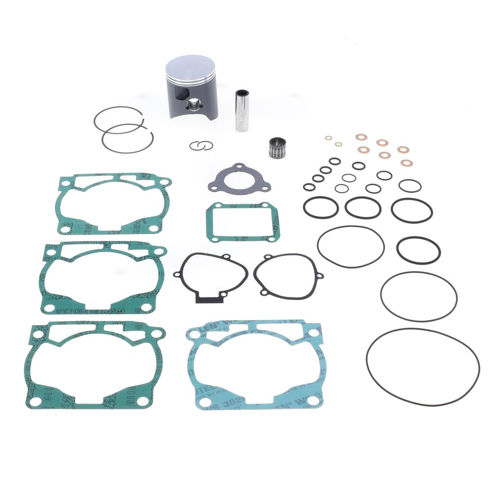 Top End Piston Kit: Cast 2-Stroke Piston&nbsp;&Oslash; 66,4 mm + Top End Gasket Kit - Grafite Offroad