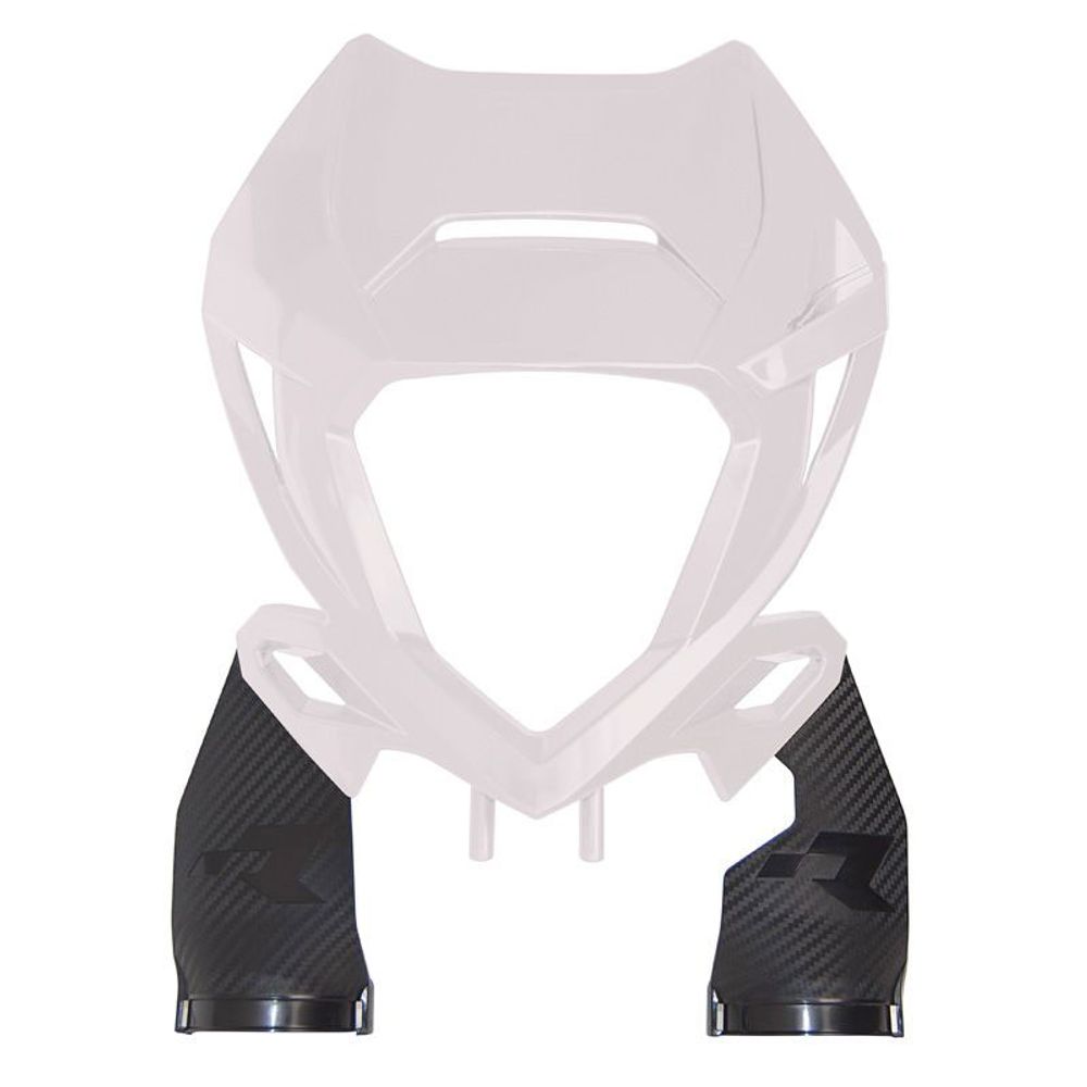 Front Headlight Rep. Plastic with Triple Clam Protectors White Beta Rr 20-.. - Grafite Offroad