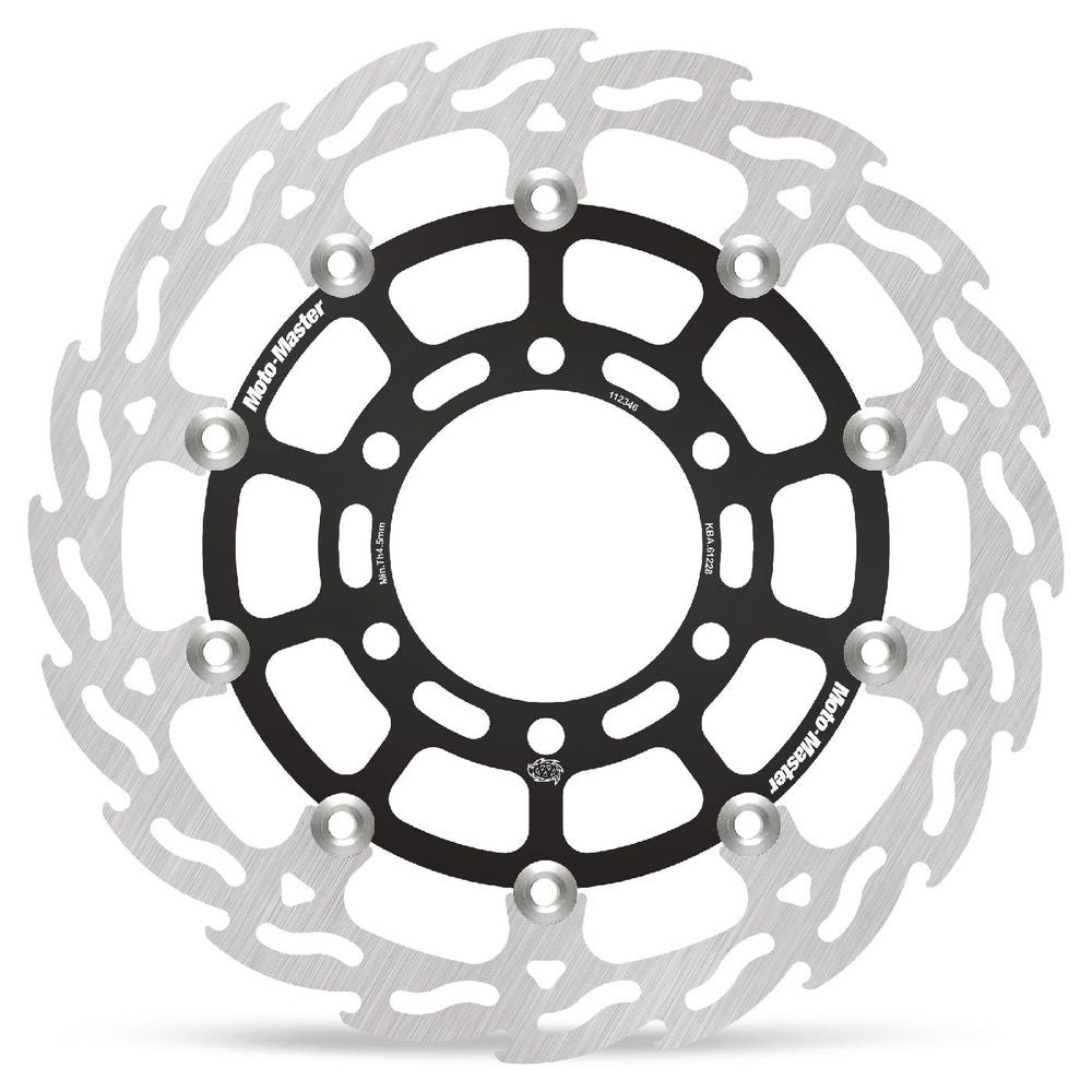 Brake Disc Road Flame - Floating - Front Left - Ktm: Duke 125/200/250 2017-> - Grafite Offroad