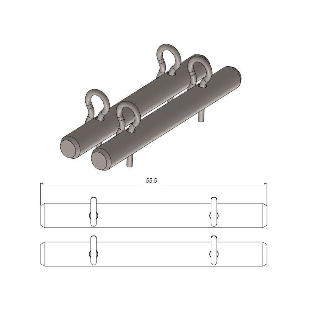 Moto-master Brake Pad Pin - Grafite Offroad