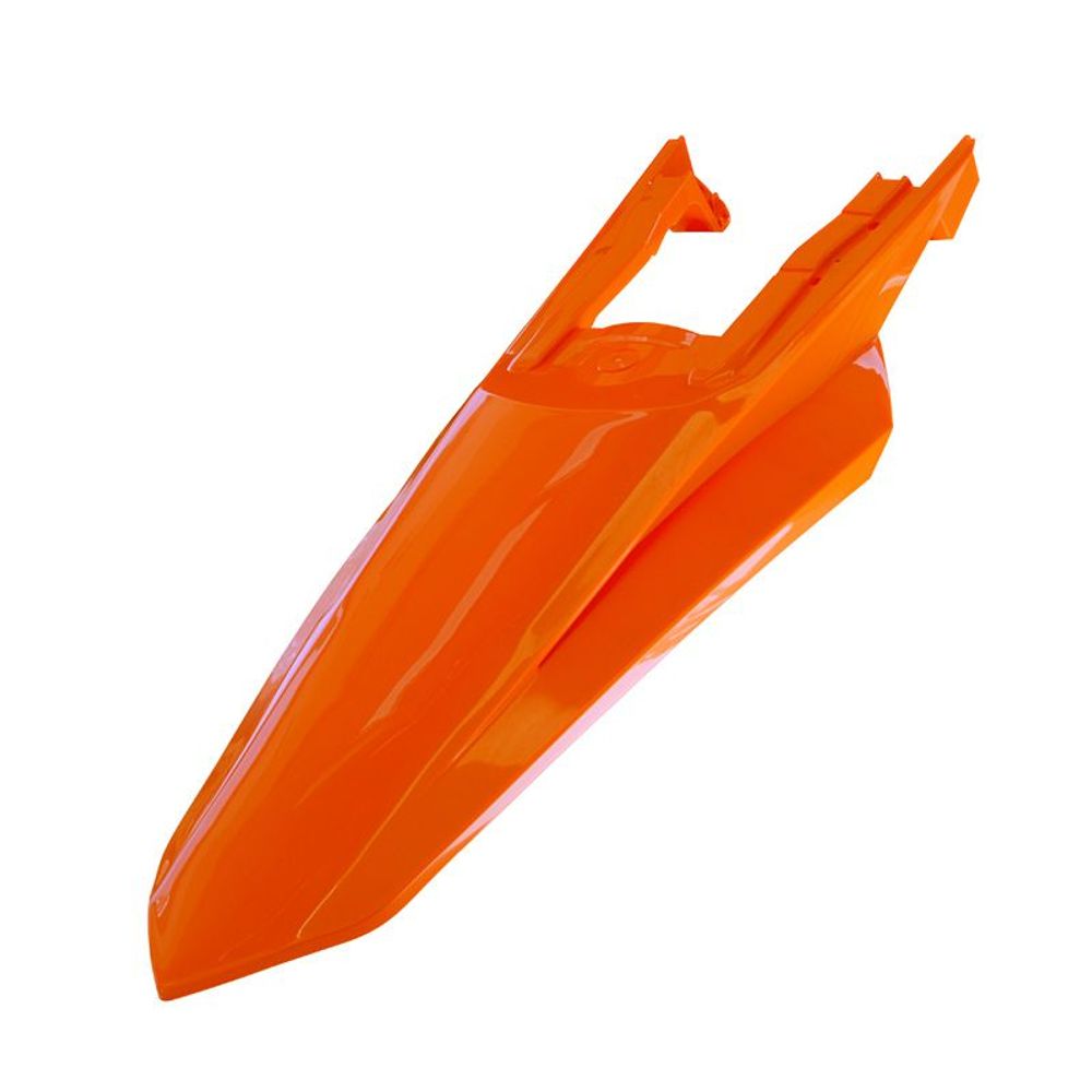 Rear Fender Neon Orange Replica Ktm - Grafite Offroad