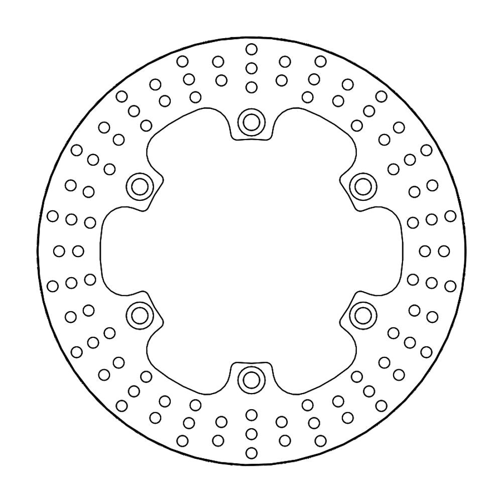 Brake Disc Road Halo - Front - Honda: Xlv600 Transalp, Slr650 - Grafite Offroad