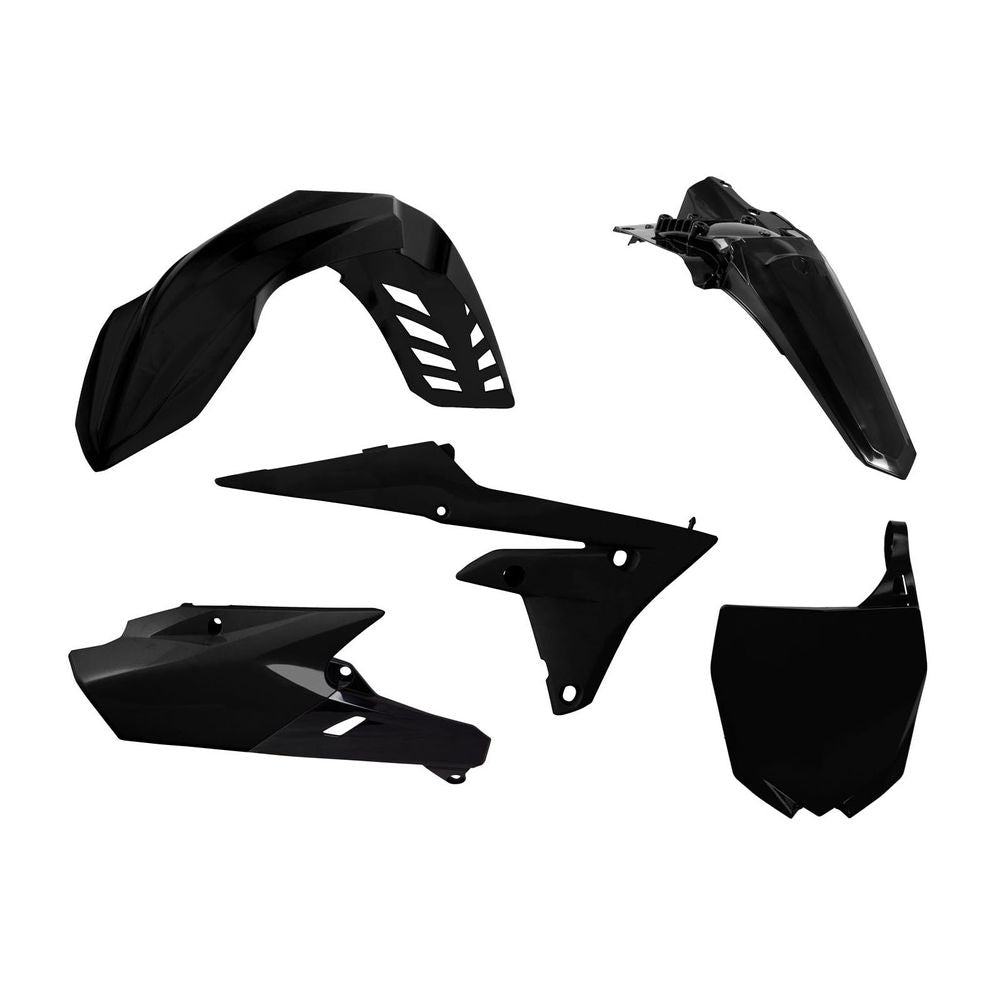 Plastics Kit 5 Pcs (with Front Plate) Black Replica Yamaha - Grafite Offroad