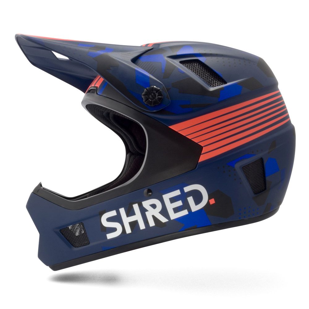 Brain Box Noshock Blu/nero Opaco L - Grafite Offroad