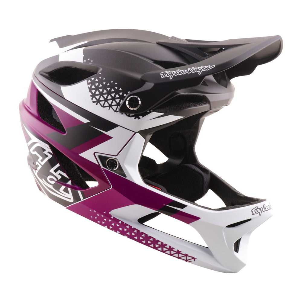 Helmet Stage 2 - Amper - / Violet - M/L Troy Lee Designs - Grafite Offroad