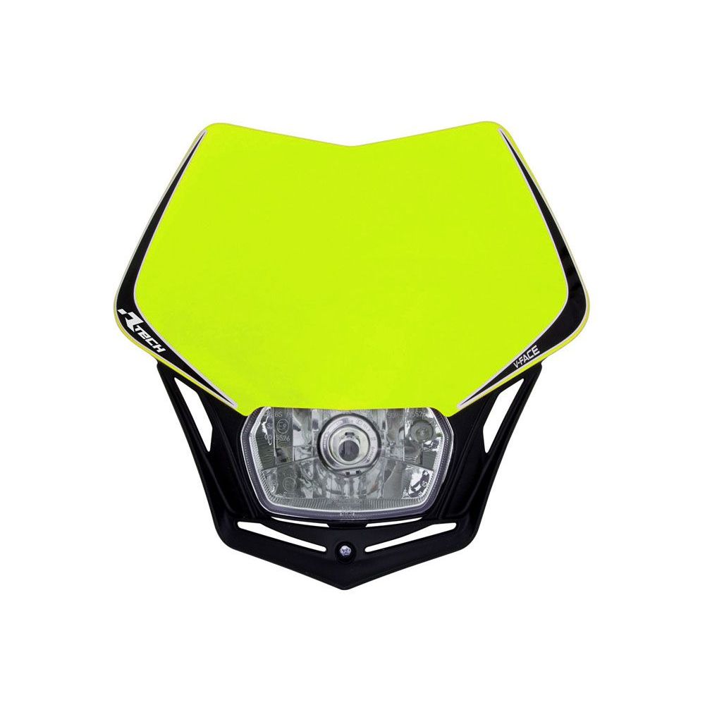 V-face Headlight Yzf Neon Yellow-black Universal - Grafite Offroad