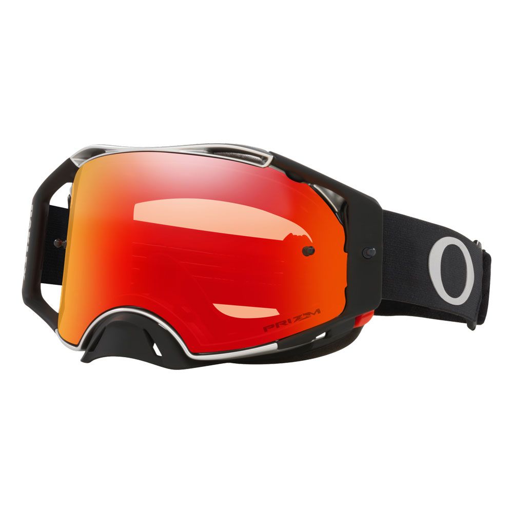 Maschera Airbrake MX, Fascia Tuff Blocks Nero , Lente Prizm MX Torch Iridium