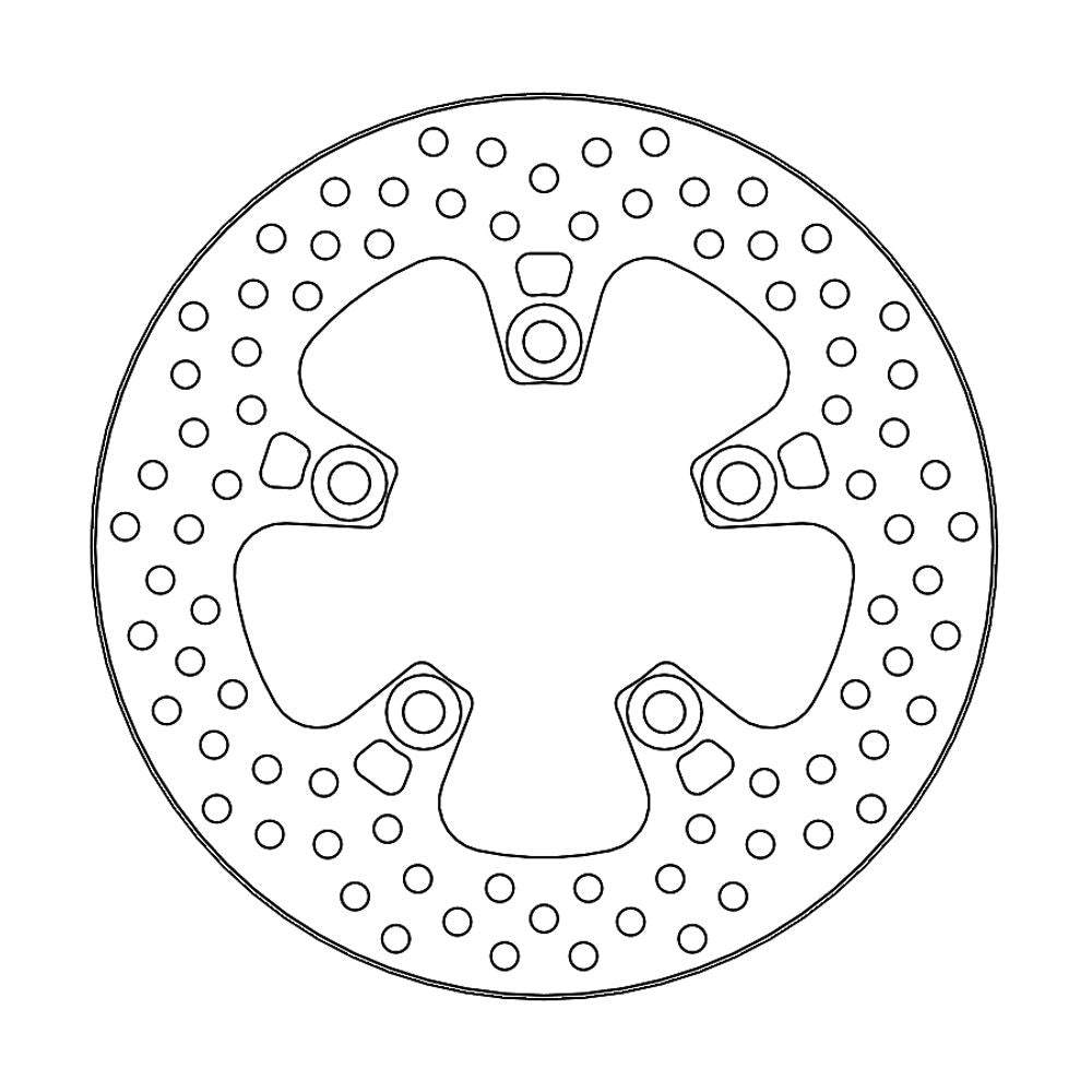 Brake Disc Road Halo - Rear - Kawasaki: Zx7r/rr Ninja, Zxr750, Zxr750 Ninja/stinger/r, Zx9r Ninja, Gtr1000 - Grafite Offroad