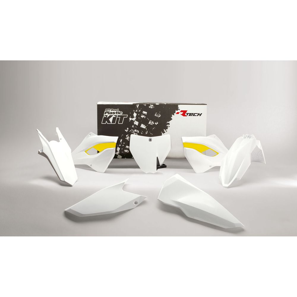 Plastics Kit 5 Pcs White-yellow Replica Husqvarna - Grafite Offroad