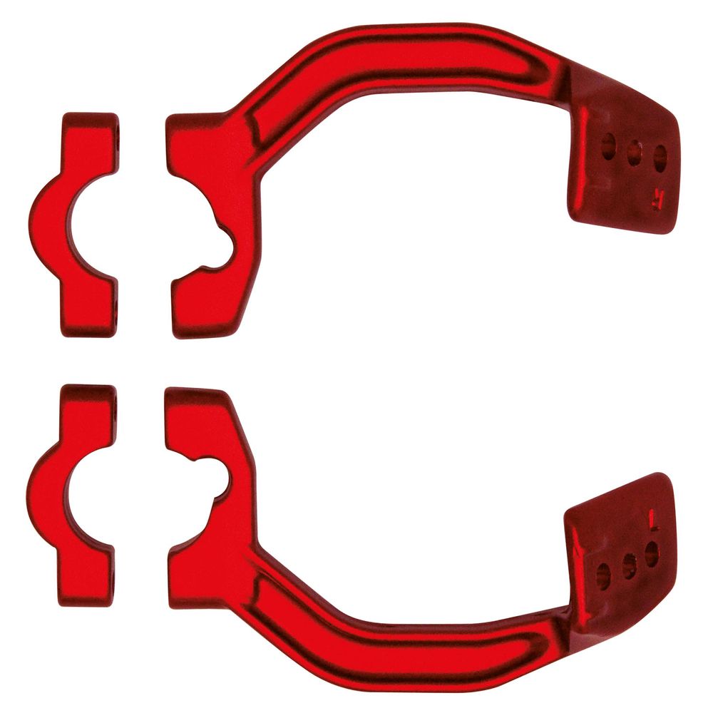 Alu Mounting Kit with Clamps - Dual Evo/vertigo/flx Red Universal - Grafite Offroad
