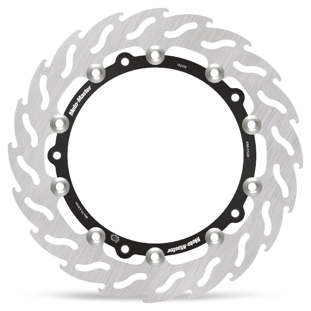 Brake Disc Road Flame - Floating - Front Left - Bmw: R850, R1100/1150/1200 - Grafite Offroad