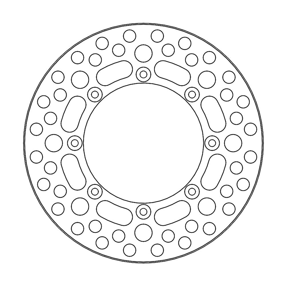 Brake Disc Off-road Vintage - Rear - Kawasaki: Kx125/250/500 (1986-1988) - Grafite Offroad