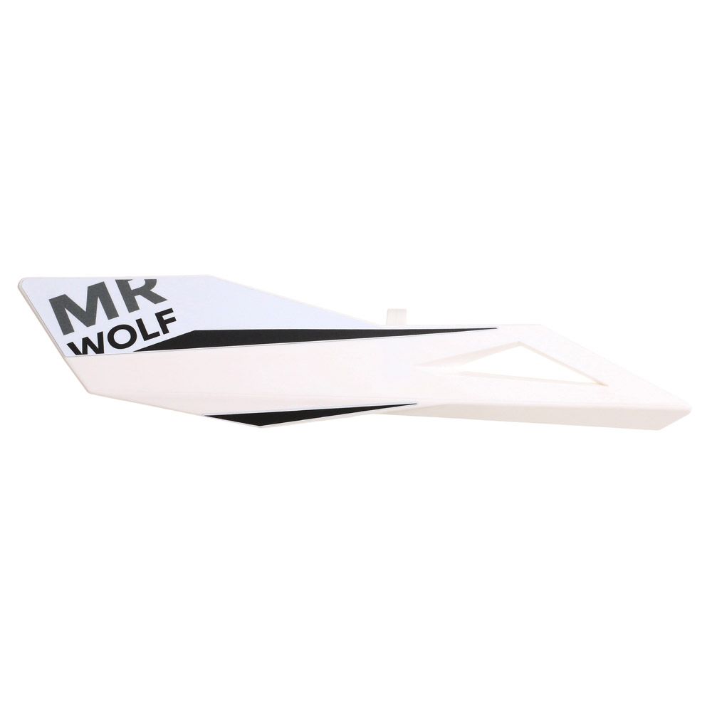 Recchie Base Handguards - White - Grafite Offroad