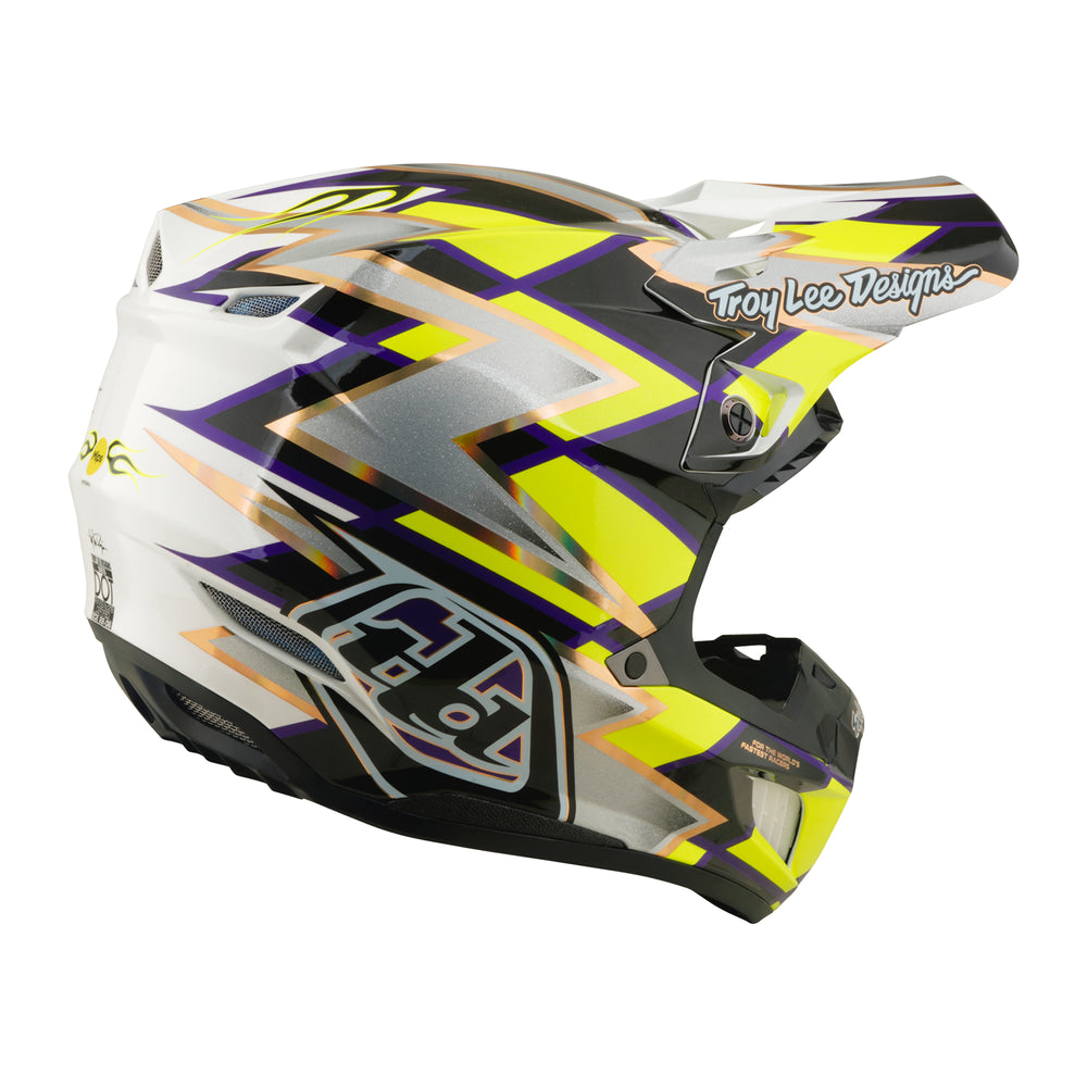 Helmet SE5 Composite - Flush - White / Black - L Troy Lee Designs - Grafite Offroad