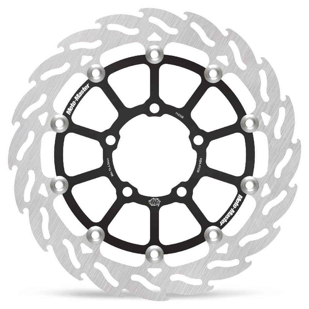 Brake Disc Road Flame - Floating - Front Right - Triumph: Scrambler 1200 Xc/xe, Speed Triple 1050 S/rs - Grafite Offroad
