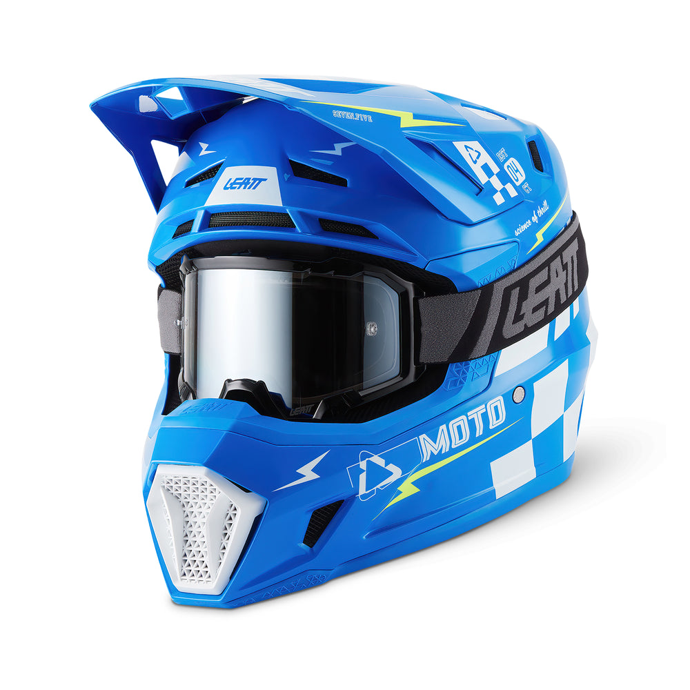 Helmet Kit Moto 7.5 Leatt - Grafite Offroad