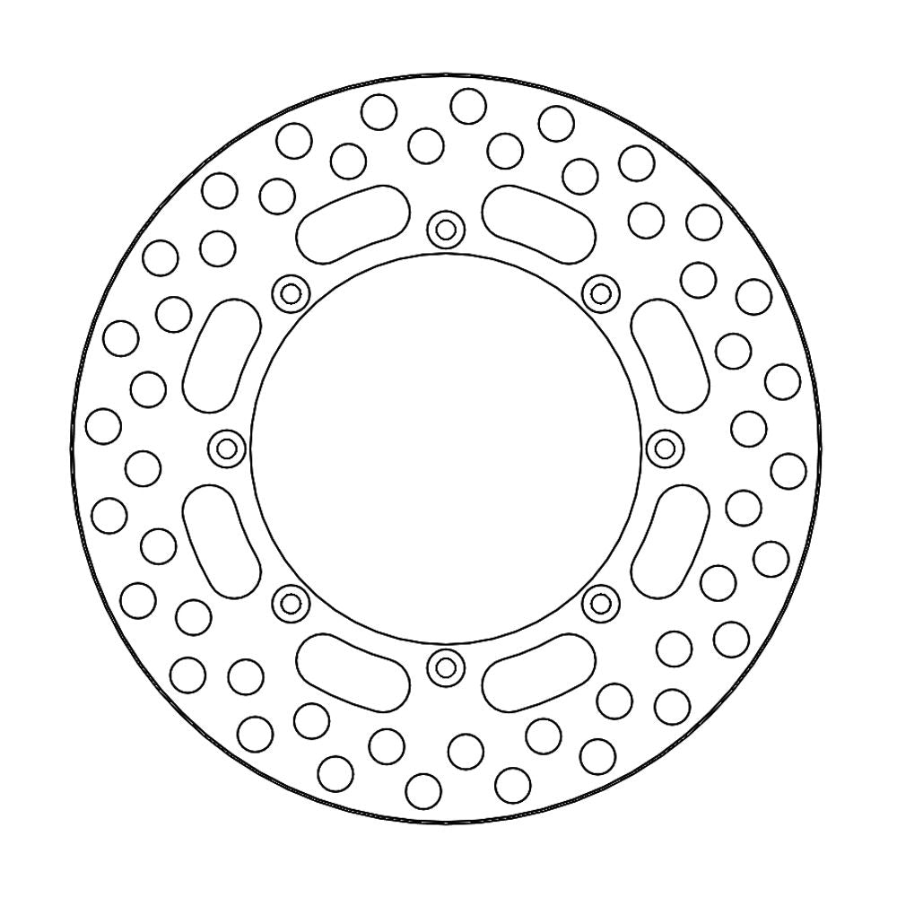 Brake Disc Off-road Vintage - Front - Kawasaki: Kx125/250/500 (1985-1988) - Grafite Offroad