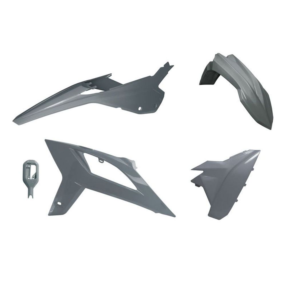 Plastic Kit 4 Pcs Rr Beta 20-22 Quantum Grey Color - Grafite Offroad