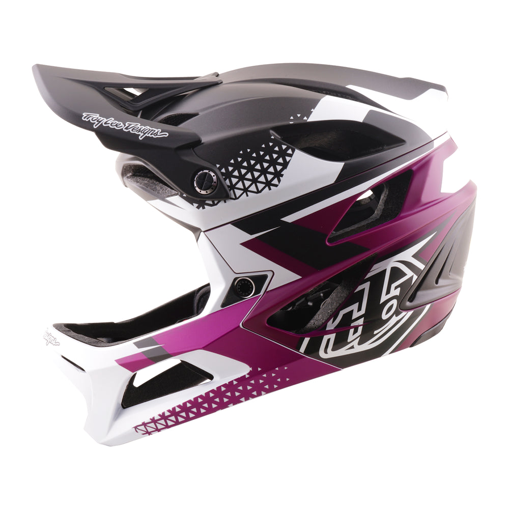 Helmet Stage 2 - Amper - / Violet - M/L Troy Lee Designs - Grafite Offroad