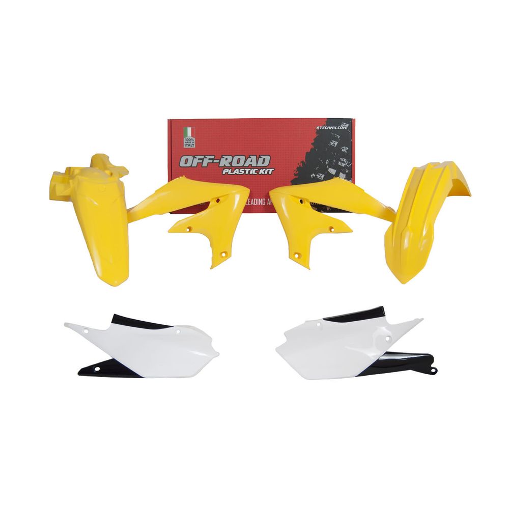 Plastics Kit 4 Pcs Yz Yellow Replica Yamaha - Grafite Offroad