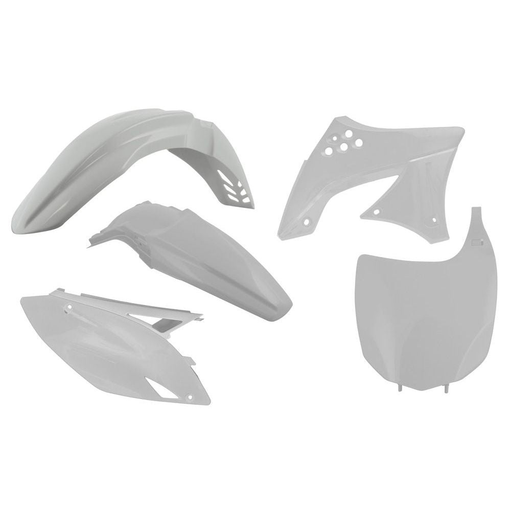 Plastics Kit 5 Pcs White Replica Kawasaki - Grafite Offroad