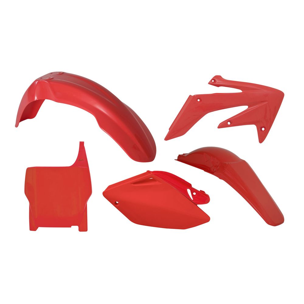Plastics Kit 5 Pcs Crf Red Replica Honda - Grafite Offroad