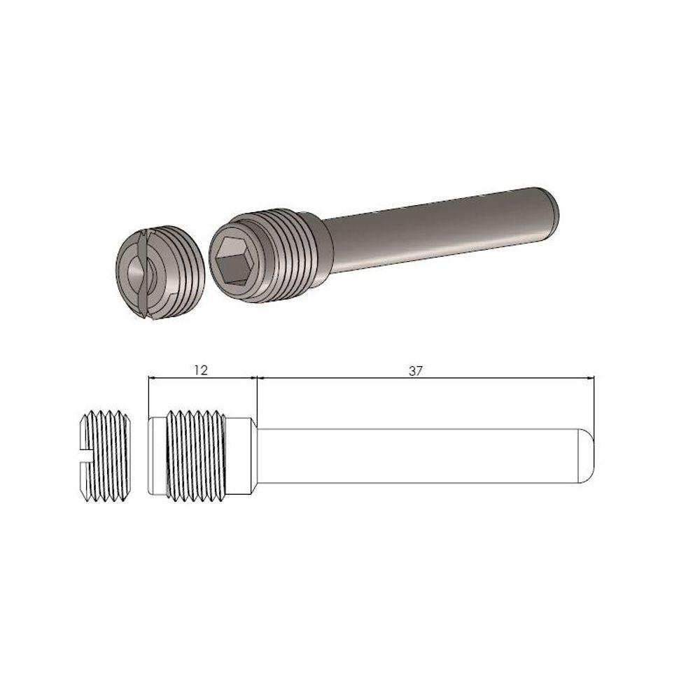 Moto-master Brake Pad Pin - Grafite Offroad