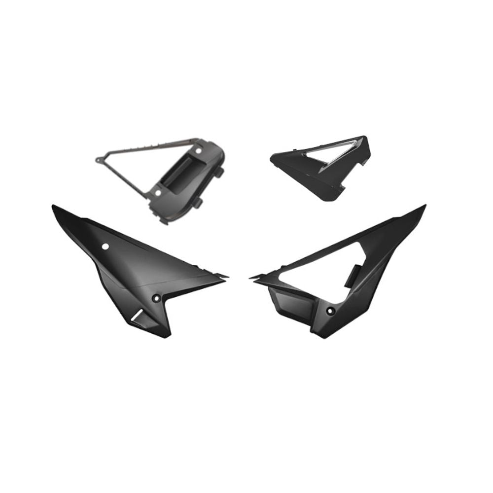 Kit Tabelle Laterali Revolution Con Sportellino Removibile Honda 25 + Nero